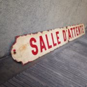 PLACCA 'SALLE D'ATTENTE'