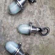 LAMPADE INDUSTRIALI DA SOSPENSIONE IN VETRO SMERIGLIATO