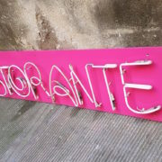 Insegna 'Ristorante' al neon anni '70