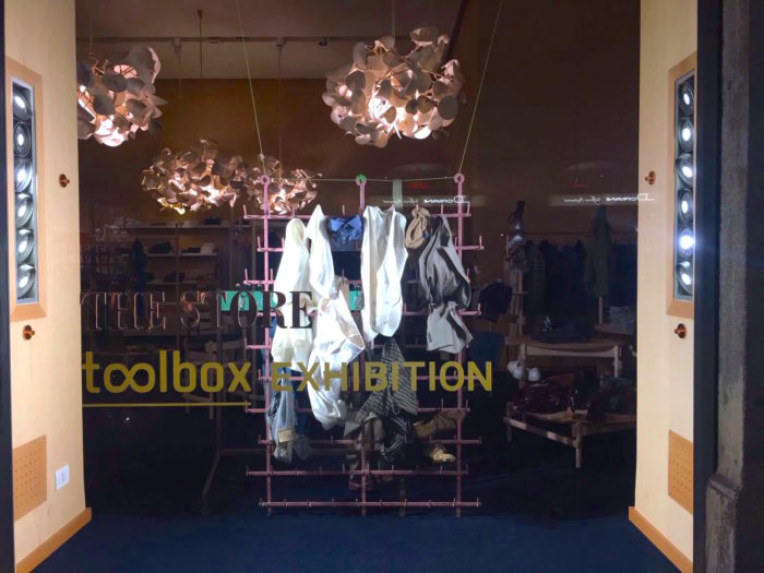 Scolabottiglie da parete per allestimento