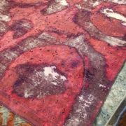 Vintage Reloaded Carpet_'Moulin Rouge', tappeto vintage, tappeto, persiano