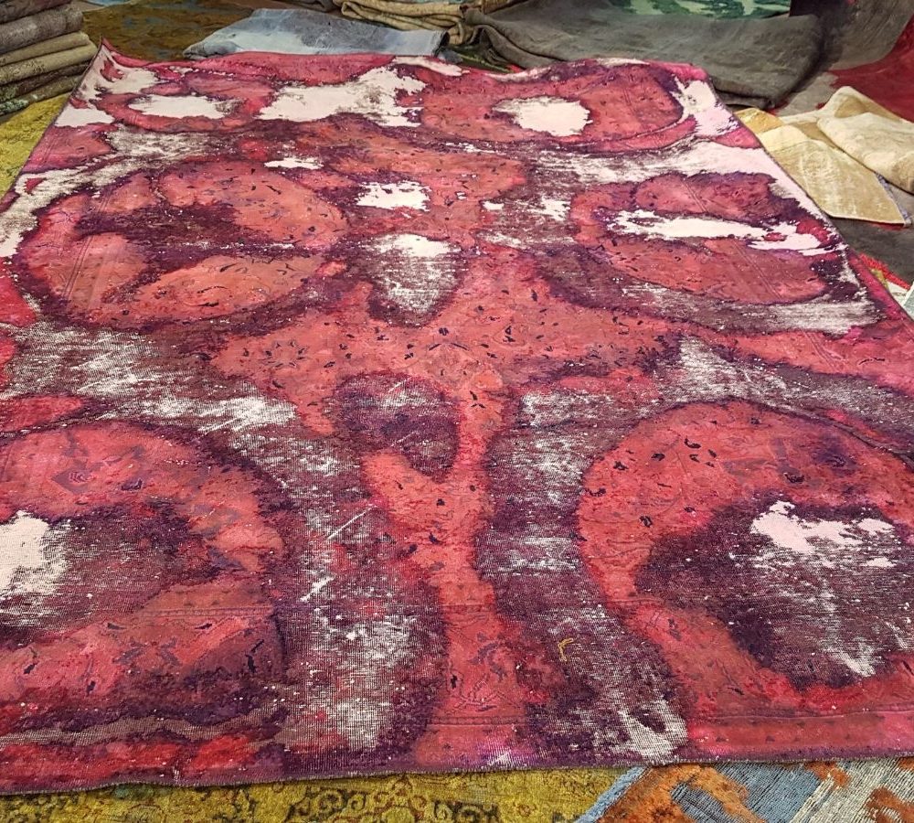 Vintage Reloaded Carpet_'Moulin Rouge', tappeto vintage, tappeto, persiano