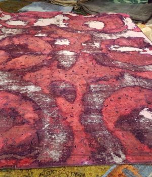 Vintage Reloaded Carpet_'Moulin Rouge', tappeto vintage, tappeto, persiano