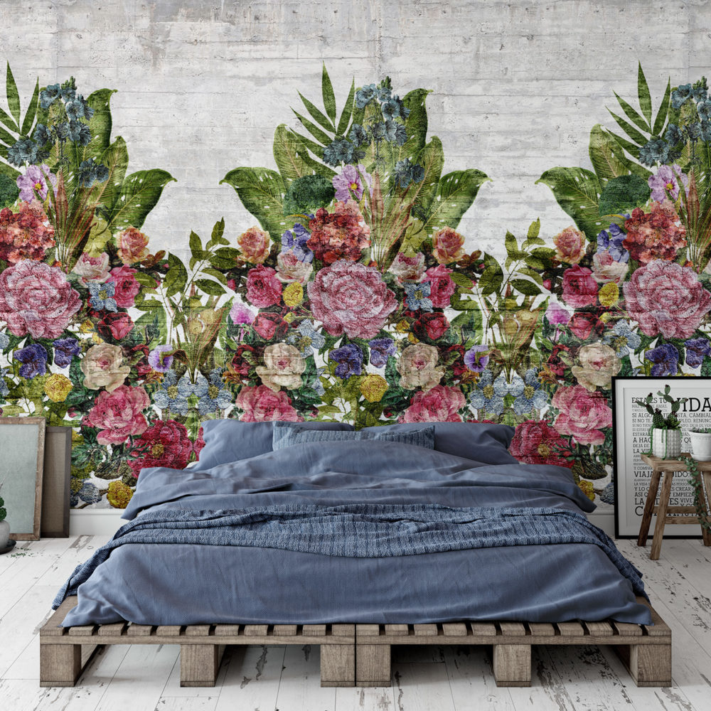 Flower wall Textur Wallpaper