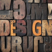 Typography Mold 'Design' Wallpaper