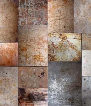 Rust Metal Puzzle Wallpaper