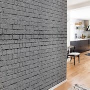 Grey brick wall Wallpaper