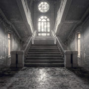 Abandoned Staircase Wallpaper