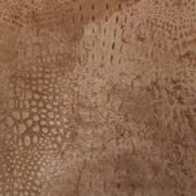 Poltrona anni '30 pelle stampa coccodrillo