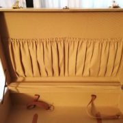 Set Valigia e Beautycase in pergamena