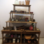 Etagere legno anni '50