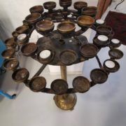 Candelabro in ottone anni '40