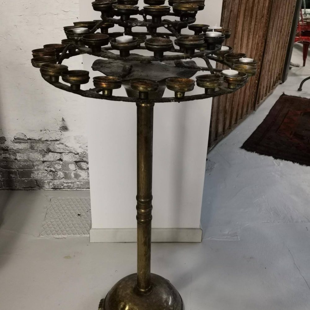 Candelabro in ottone anni '40