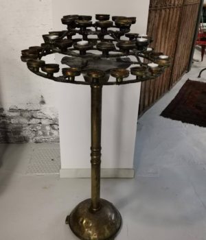 Candelabro in ottone anni '40