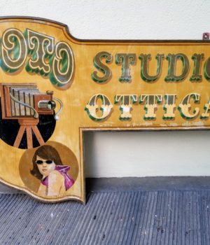 Insegna studio fotografico anni '70