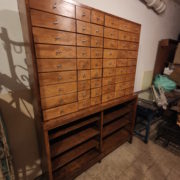 Cassettiera legno anni 60