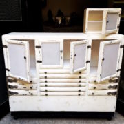 Armadietto legno studio dentistico