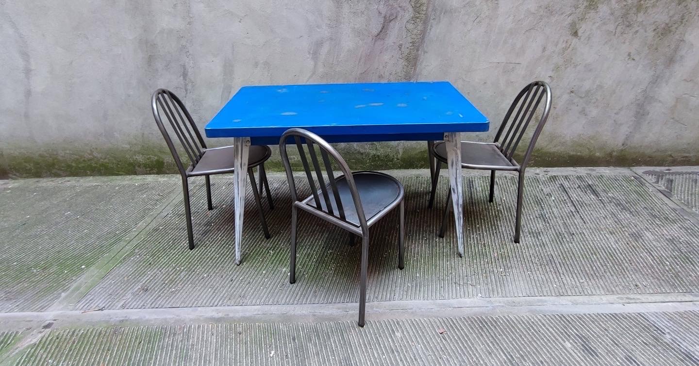 Tavolo da pranzo Tolix Modello T55 - Anni '50