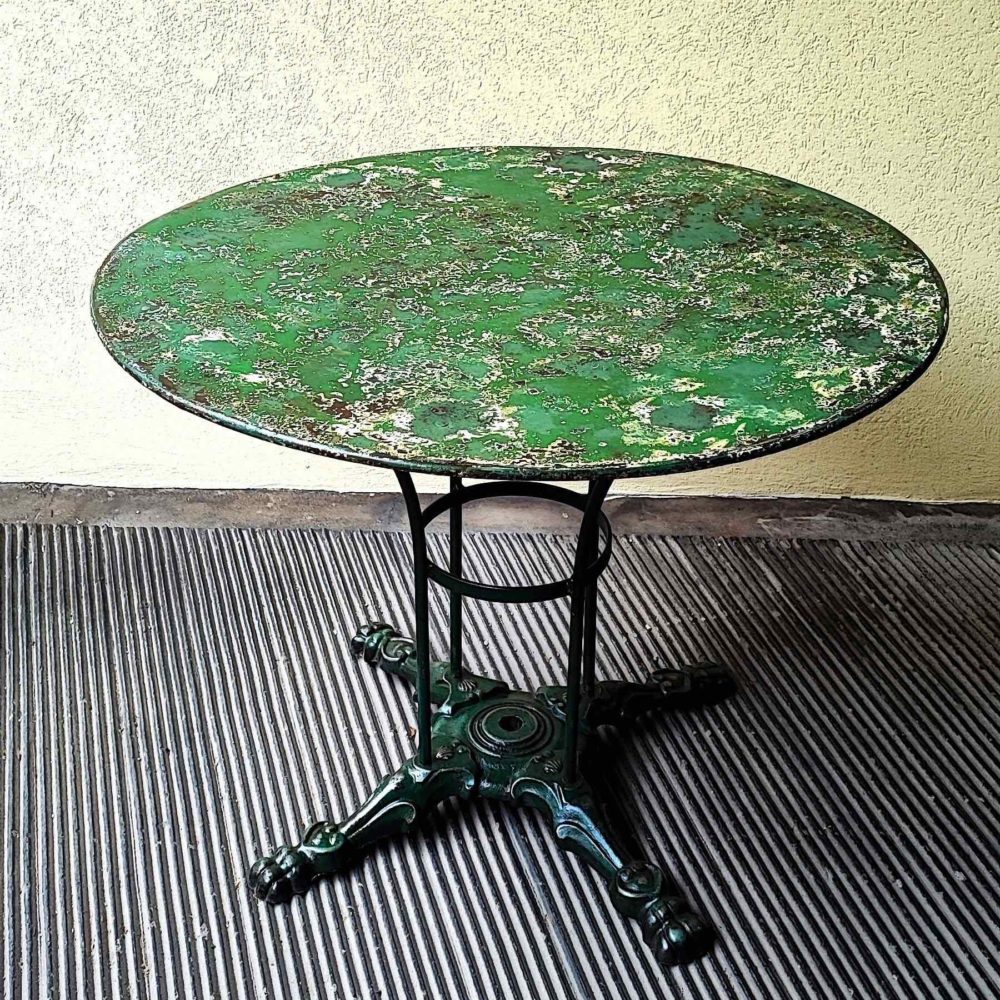 Tavolo da giardino in ferro, anni '40