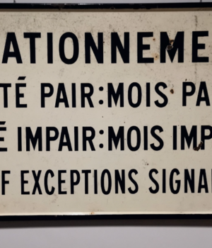 Insegna stradale francese