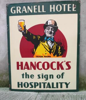 Insegna birra Hancock's