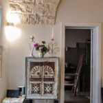 Salotto con vista bagno