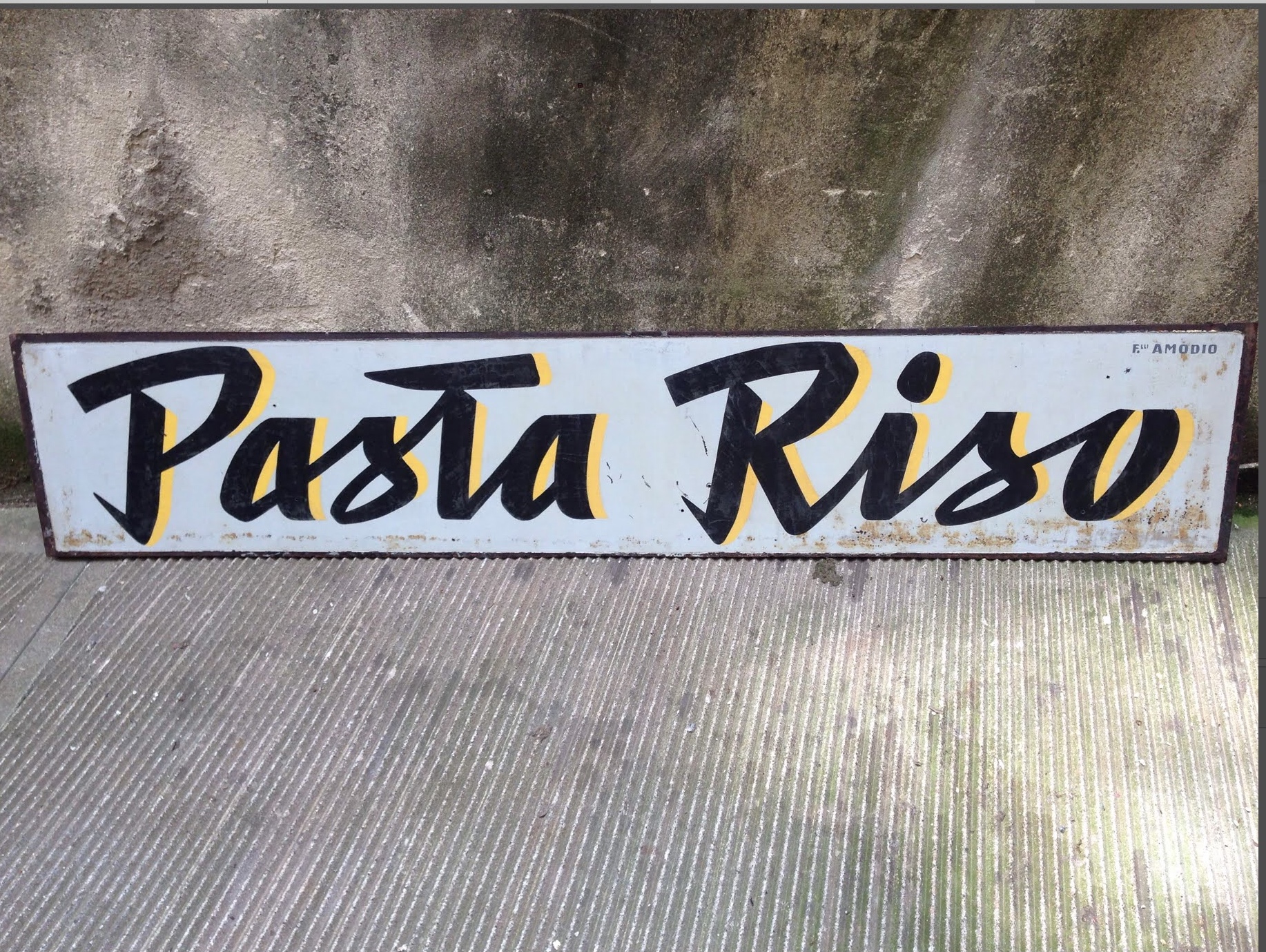 insegna pasta riso